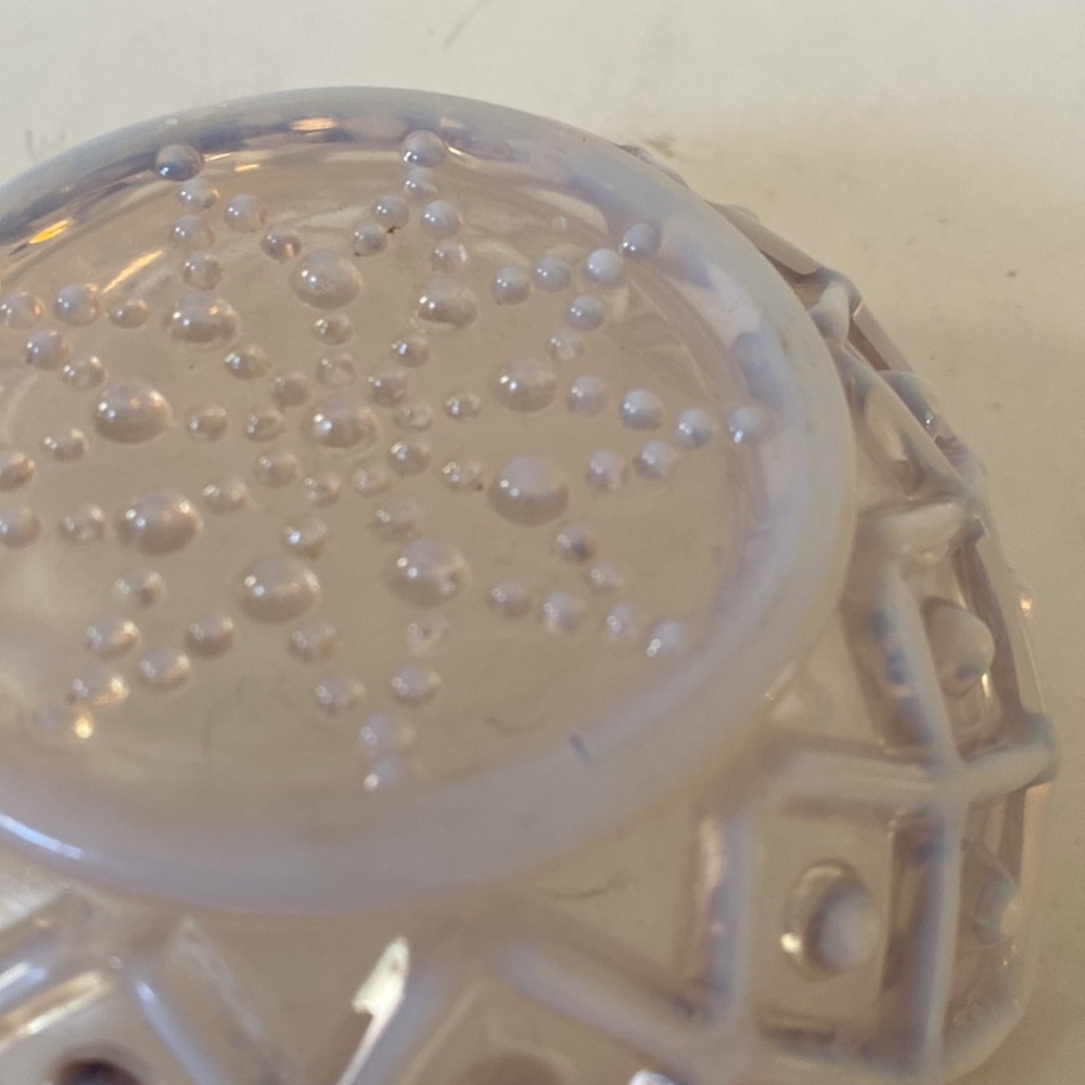 Vintage Moonstone Opalescent Hobnail glass candy or nut dish - Picture 3 of 8